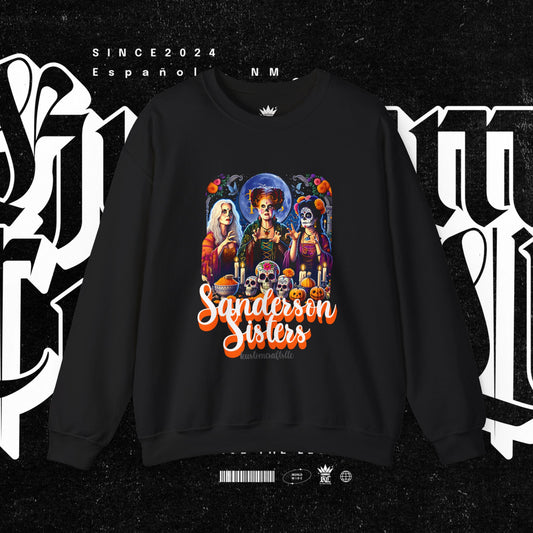 Sanderson Sisters Crewneck Sweatshirt, Halloween Sweatshirt, Casual Fall Fashion, Unisex Sweater, Art Print Sweatshirt