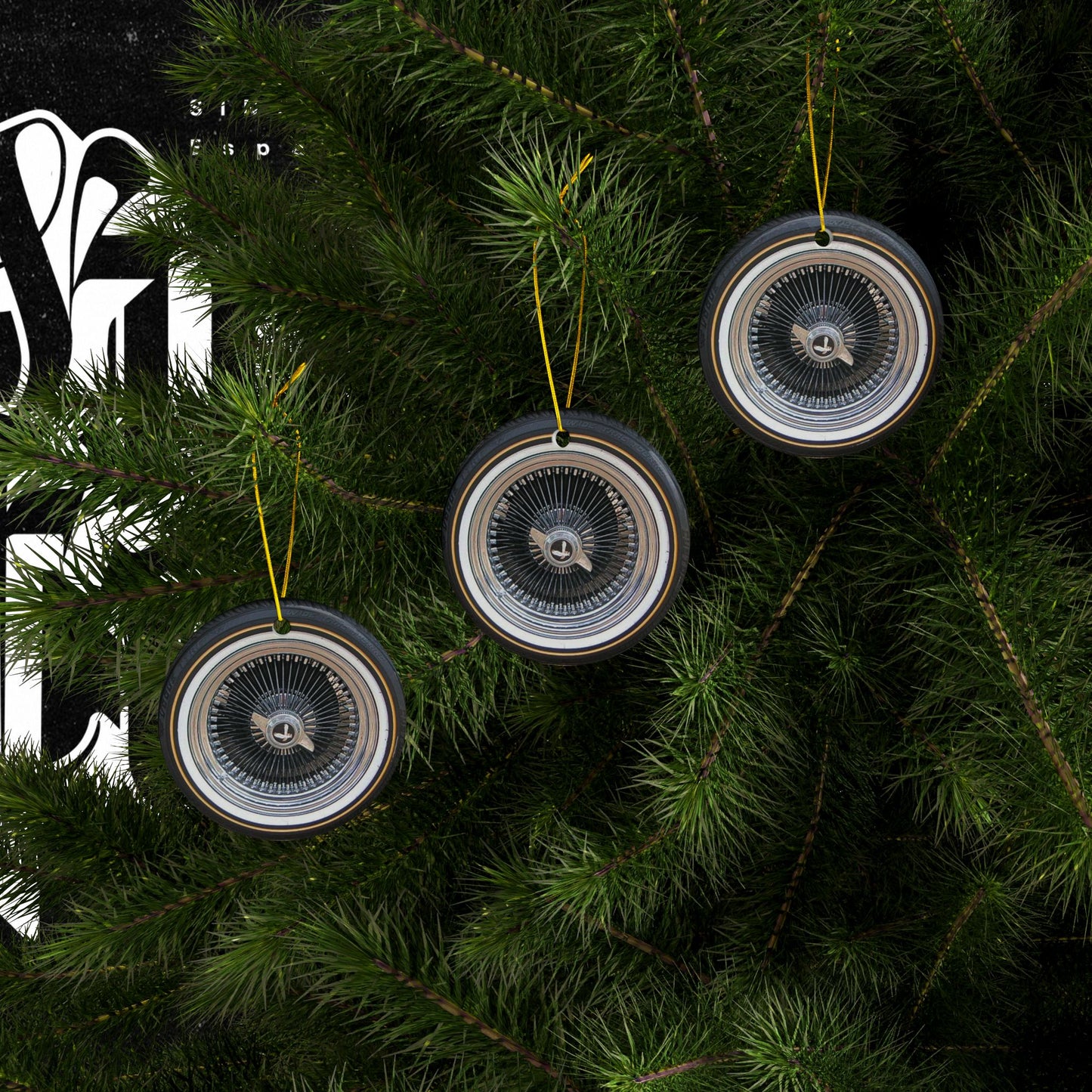 Ceramic Ornaments - White Wall Christmas Ornament