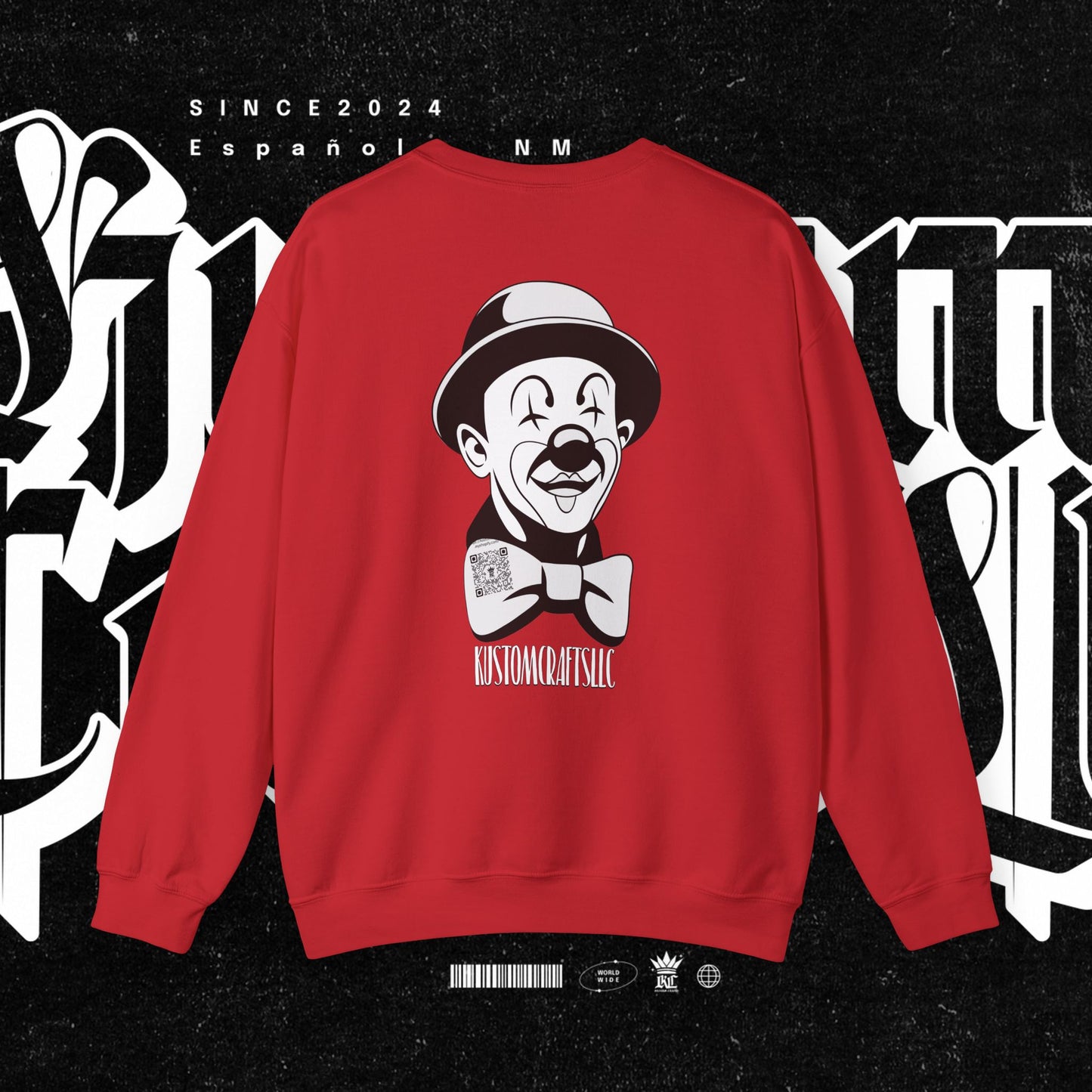 Class Clown Vintage-Style Comedic Crewneck Sweatshirt, Unisex Funny Sweatshirt, Retro Comedy Gift, Everyday Casual Wear, Perfect for Laughter Lovers