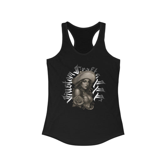 Senora Tank Top, Women's Racerback Tank, Ideal Sleeveless Shirt, Kustom Crafts LLC, Summer Clothing
