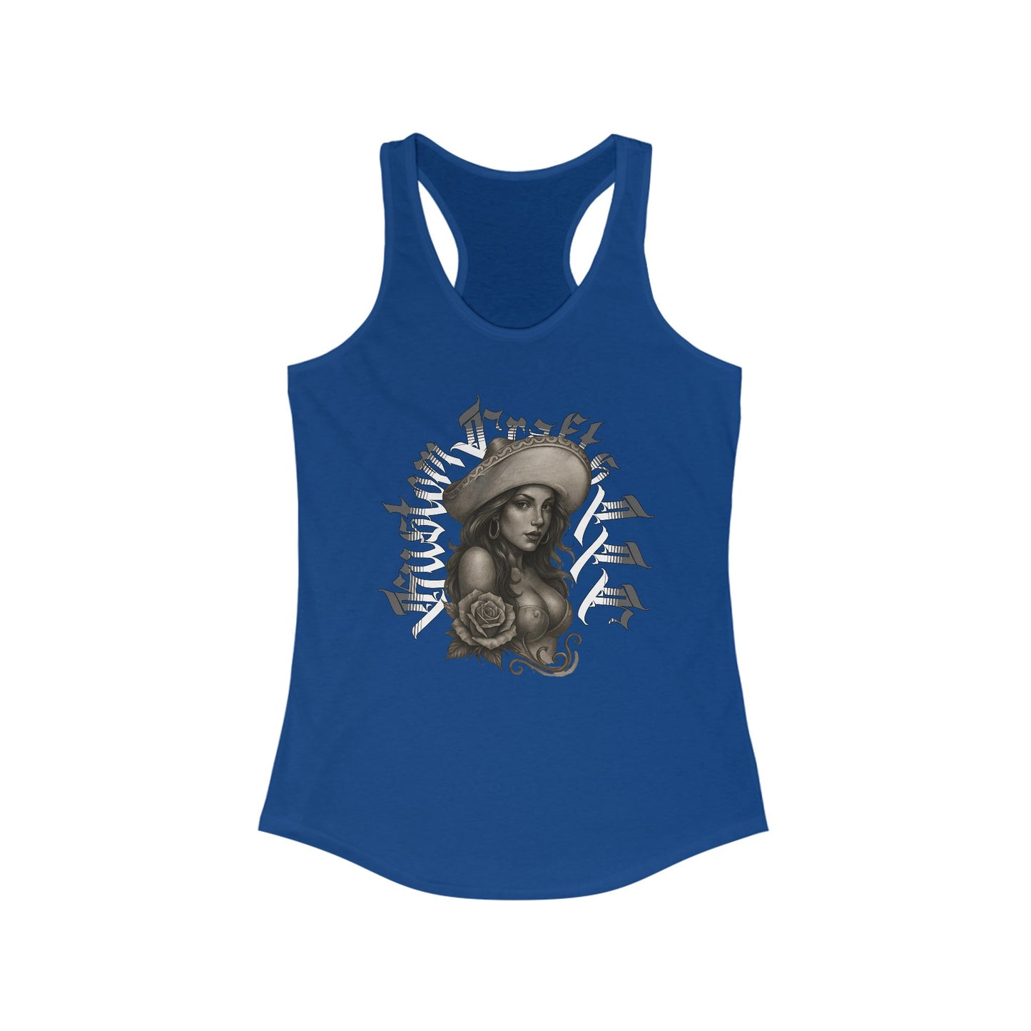 Senora Tank Top, Women's Racerback Tank, Ideal Sleeveless Shirt, Kustom Crafts LLC, Summer Clothing