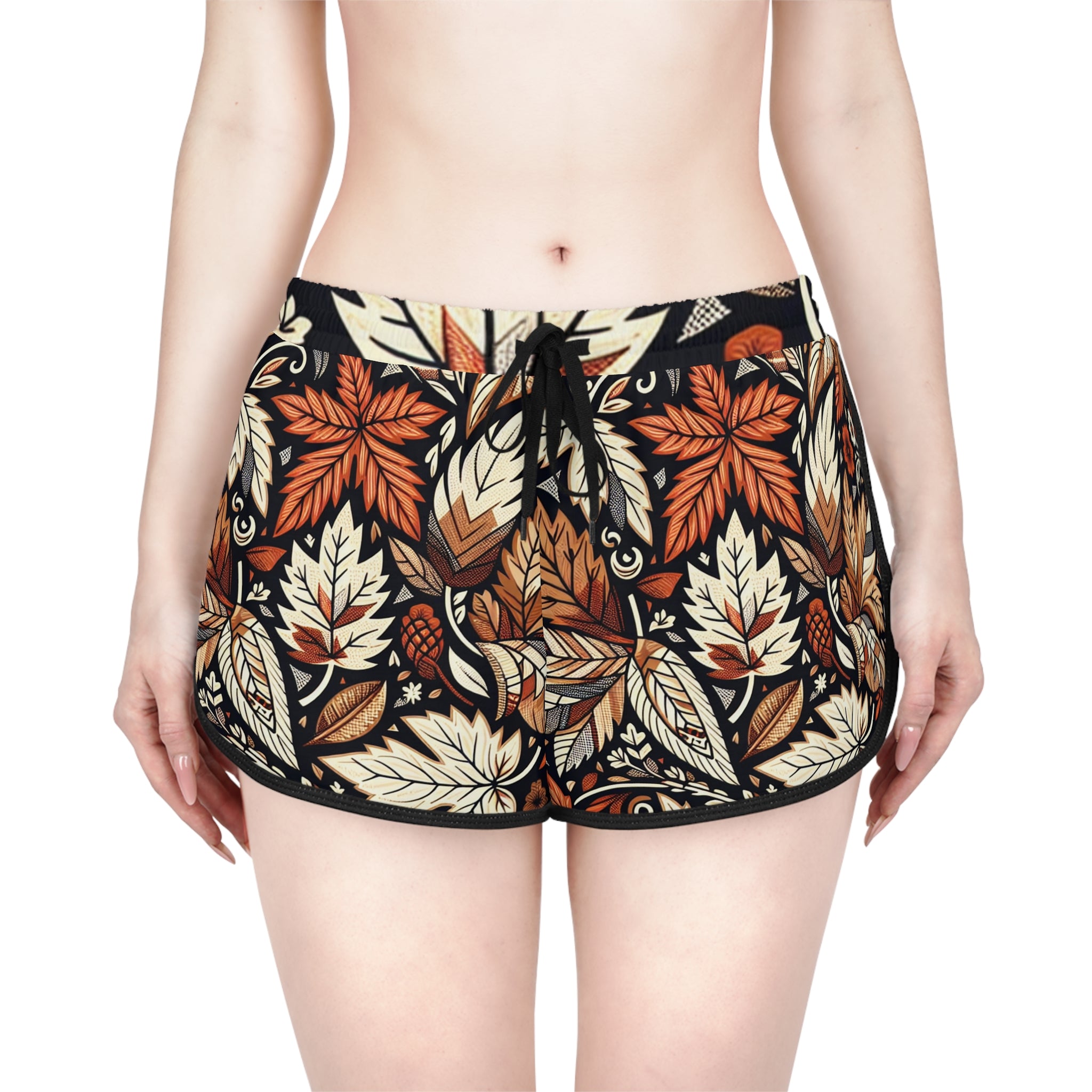 Autumn Leaf Relaxed Shorts